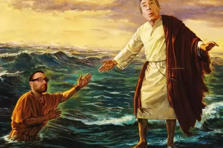 Schr&auml;ger Humor, moderner Dadaismus: die Platte &bdquo;Das Meer l&auml;sst uns nicht schwimmen" des Duos Weiler und Hauk.