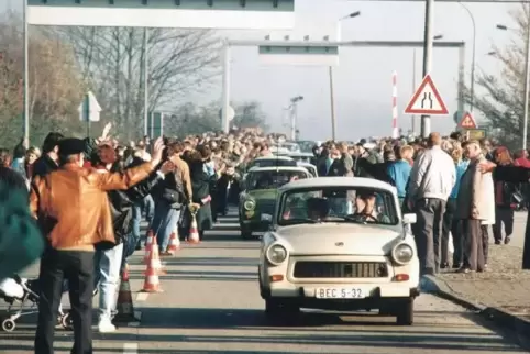 Auf dem Weg nach Westen: Auch in Waldsee kamen vor 30 Jahren viele Ostdeutsche an.