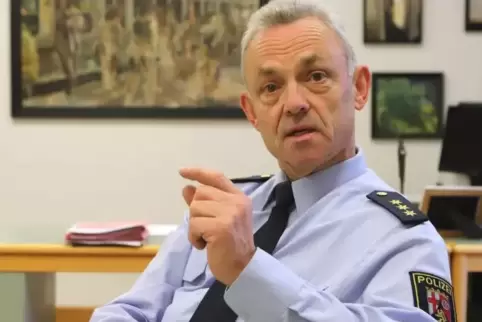 Polizeidirektor Thomas Sommerrock ist mit der Aufklärungsquote bei Wohnungseinbrüchen sehr zufrieden.