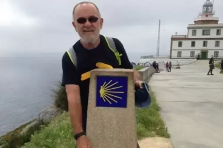 Auf einer Pilgerreise:Josef Schwientek.