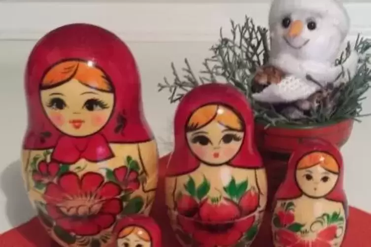 Die Matrjoschkas von Heidi Schmid sind gut 40 Jahre alt.