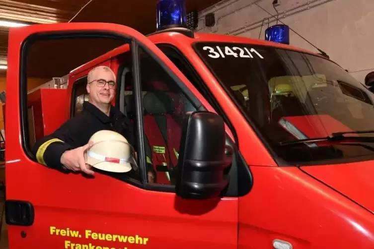 Der Feuerwehr ist Marco Fränzel eng verbunden, der Ortsbürgermeister ist stellvertretender Wehrleiter.