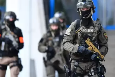 Druck der Behörden: Das Spezialeinsatzkommando (SEK) stürmte die Wohnung des Südpfälzer Islamisten.