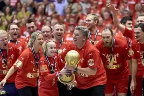 Sein schönster Moment: Nikolaj Jacobsen ist Weltmeister.