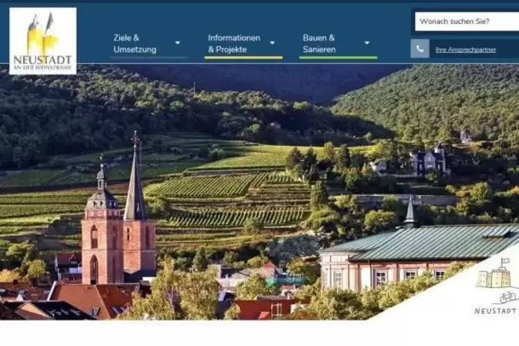 Die neue Klimaschutz-Webseite der Stadt.