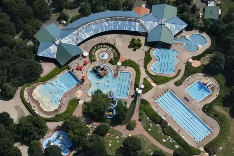 Der Badepark in W&ouml;rth.