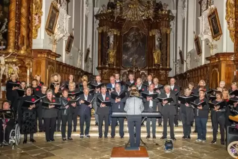 Die Chorgemeinschaft Deidesheim Ruppertsberg.