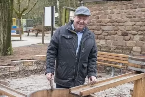 Der neue Matschspielplatz im Zoo werde sehr gut angenommen, sagt Matthias Schmitt. Als nächstes soll ein Rutschen- und Klettertu