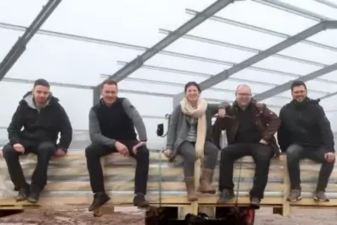 Die Gesellschafter der Gaumenfreunde – das sind Alessandro Ott, Oliver Weisch, Nadine Kurz, Alexander Kurz und Dennis Stoeckl (v