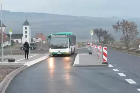 Die Haltestelle Quirnheim-Boßweilerhof ist barrierefrei ausgebaut – viele andere sind es noch nicht.