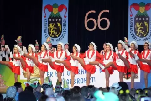 Die KVW Funkengarde erntete großen Beifall.