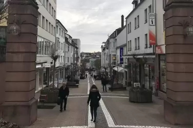 Die Fußgängerzone bleibt mit 280 Euro pro Quadratmeter unverändert die teuerste Zone in Pirmasens.