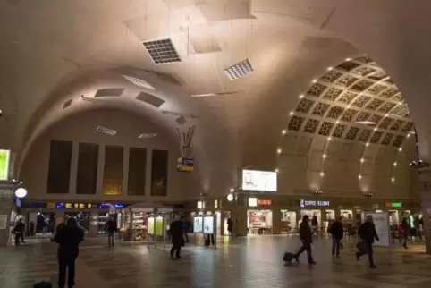 Schauplatz war der Hauptbahnhof in Karlsruhe. 