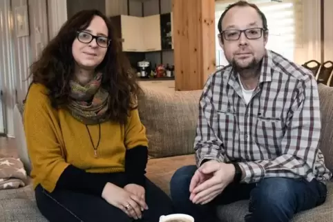 Der Rückhalt von Familie und Freunden war für Andreas Krill (rechts) in der Zeit seiner Krankheit unverzichtbar. Seine Frau Chri
