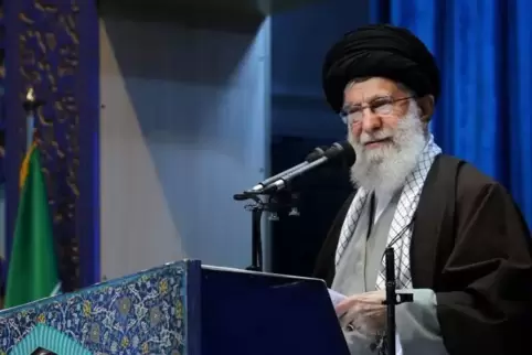Sieht überall Feinde: Ajatollah Ali Khamenei.
