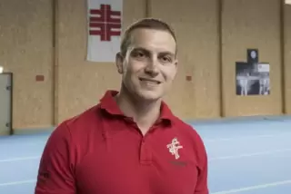 Dem Turnen gilt seine Leidenschaft und sein Engagement: Achim Wätzold vom Turn-Team Sickingen.