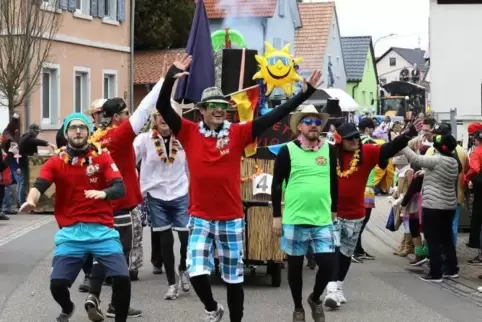 Im vergangenen jahr war auch das Lustadter Männerballet unter den Teilnehmern.