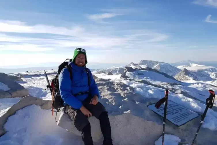Auf dem Gipfel.