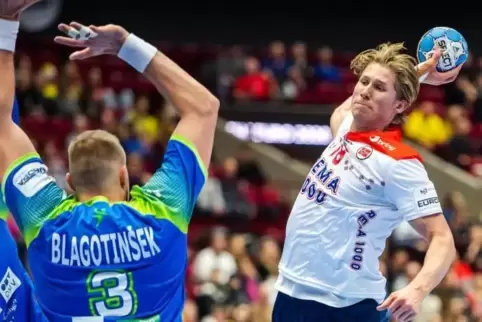 Norwegens William Ar, hier gegen Slowenien.
