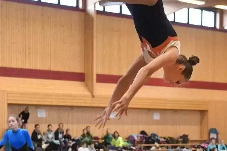 Fliiieg. Kim Laubscher von der TSG Haßloch.