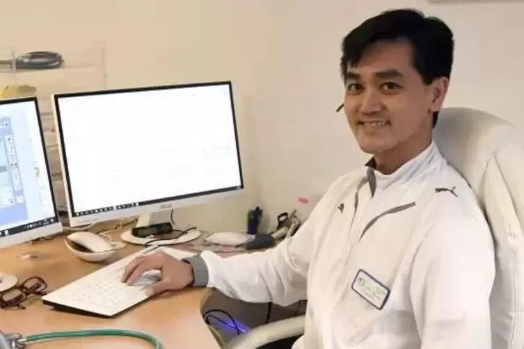 Bei Thong Quoc Chu in Dirmstein ist es dagegen in Sachen Grippe noch ruhig. Er hat vor allem viele Patienten mit Erk&auml;ltung.