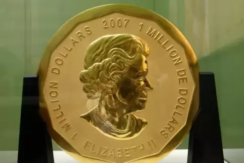Die 100 Kilogramm schwere Goldmünze „Big Maple Leaf“ wurde 2017 aus dem Bode-Museum in Berlin gestohlen. Geprägt wurde die Münze