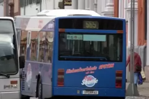 Bleiben am Montag wegen Warnstreiks im Depot: Busse des städtischen Busverkehrs in Speyer.