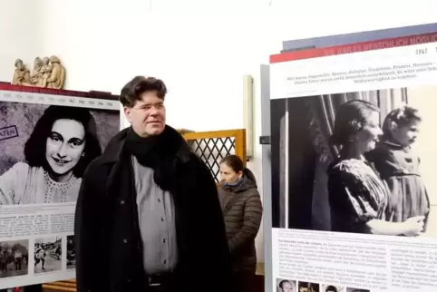 Initiierte die Ausstellung „Shoa – Der Holocaust. Wie war es menschlich möglich?“ in der Martinskirche: Pfarrer Andreas Keller.