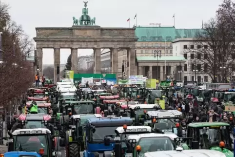 Die Bauernproteste haben auch die Hauptstadt Berlin Ende vergangenes Jahres lahmgelegt.