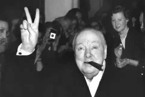 Winston Chuchill war der Geburtshelfer der deutschen Einigung.