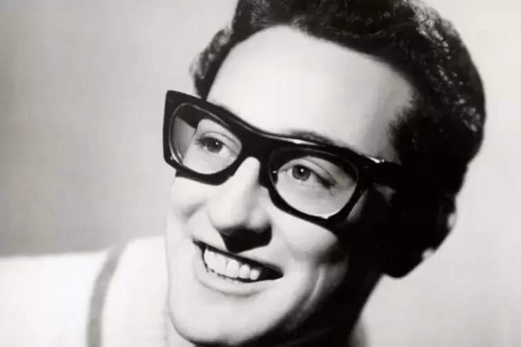 Wirkte unscheinbar: Buddy Holly.