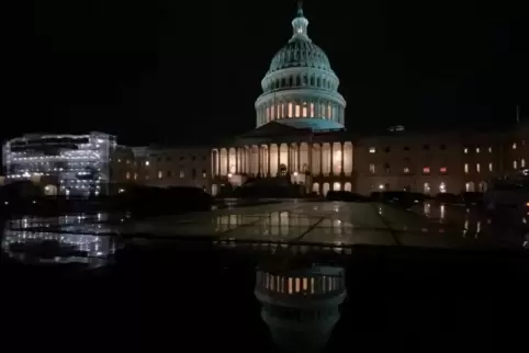 Das Capitol in Washington: Bis in den Abend ging der Impeachmentprozess auch am Montag wieder. Am Mittwoch endet er wohl.