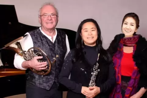 Kammermusik in seltener Besetzung – Horn, Oboe, Klavier – bringt das 2016 gegründete Cornopia-Trio um den Mannheimer Hornisten P