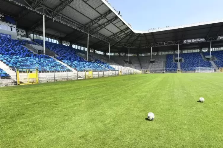 Das Carl-Benz-Stadion in Mannheim.