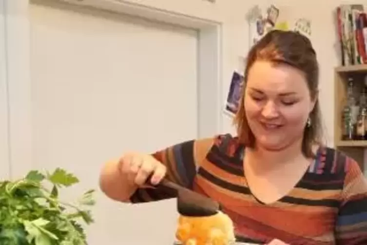 Frittata mit Corned Beef und Gem&uuml;se. Das Fleisch kann dazu gereicht werden oder mit rein ins Omelett. Die Brutzel-Version ist zu