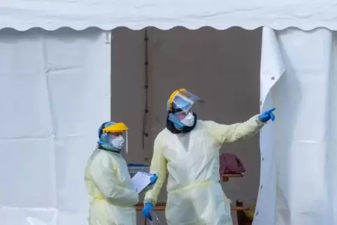Überall im Land wurden Testzentren eingerichtet.